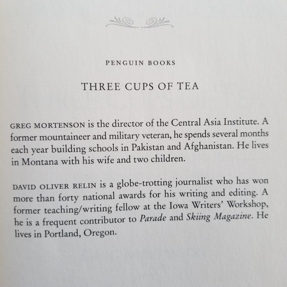 Three Cups of Tea: One Man's Mission to Promote Peace... One School at a Time - Picture 4 of 6
